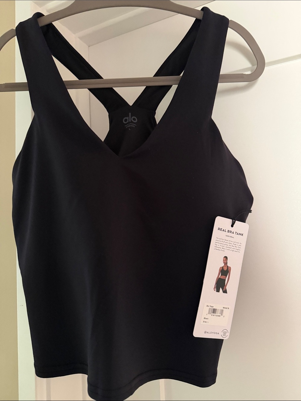 ALO Yoga Real Bra Tank - Black